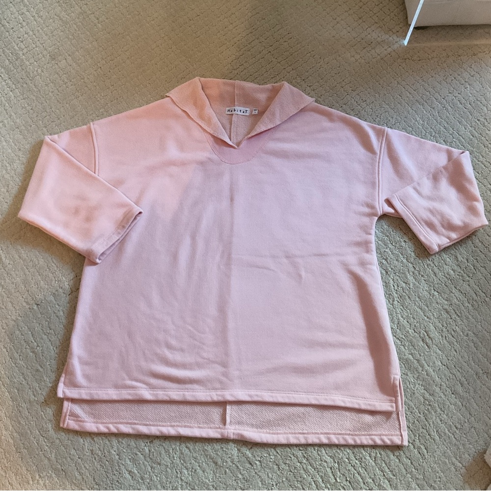 Habitat Pink French Terry top